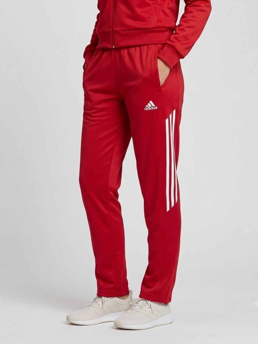 Adidas Badminton Pants Climacool Red Stripe M Athletic Gym Tracksuit Streatwear